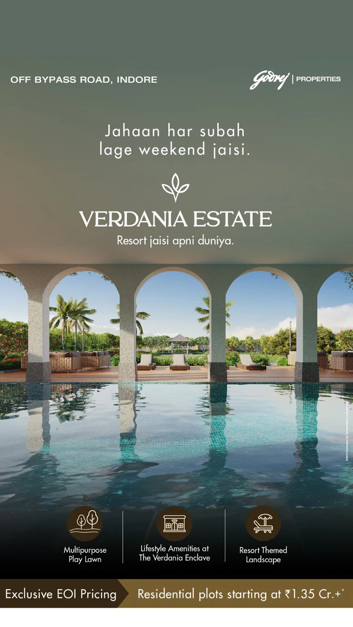Godrej Verdania Estate Indore Mobile Banner View